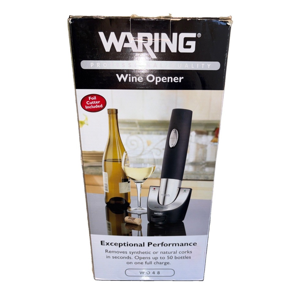 WARING Pro Professional Rechargeable Cordless Wine Bottle Opener